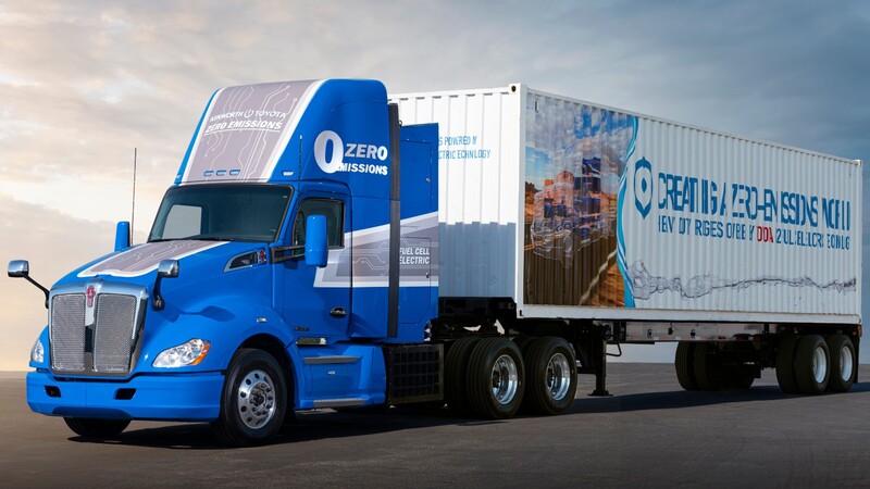 Toyota y Kenworth crean un tractocamión eléctrico de celda de combustible