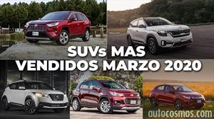 Los 10 SUVs más vendidos en marzo 2020