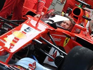 F1 2017: The Shield salió a pista, pero a Vettel no le gustó