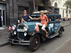 Mujer da la vuelta al mundo en un Hudson Great Eight 1930