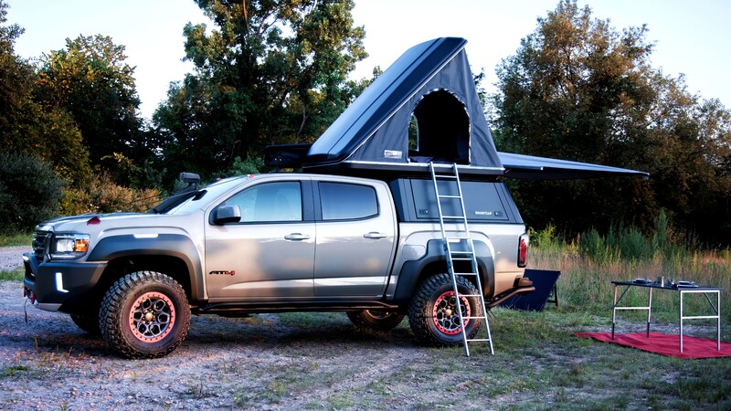 GMC Canyon AT4 Ovrlandx Concept: una casa rodante para el off-road extremo