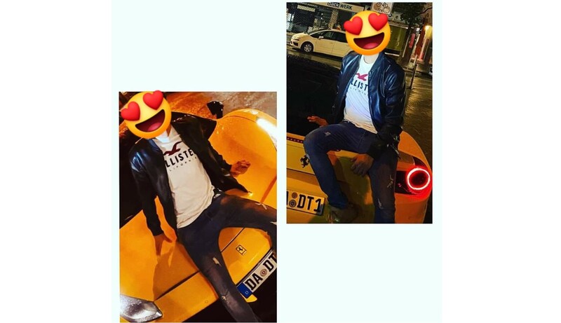 Joven se toma fotos arriba de un Ferrari y ahora debe pagar una multa