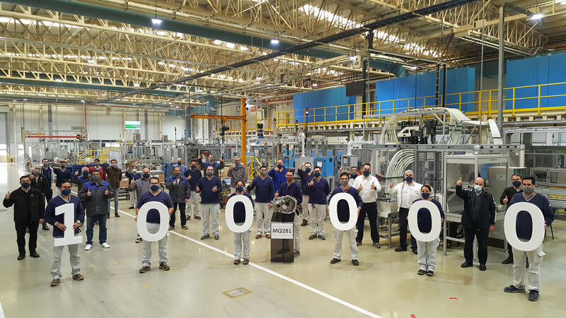 Volkswagen Argentina ya exportó 100.000 transmisiones MQ281