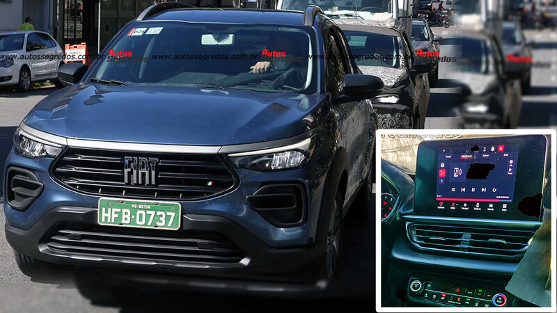 FIAT Pulse: primera foto espía del interior muestra novedades