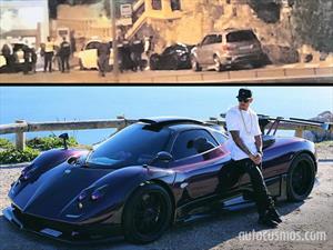 Lewis Hamilton chocó su Pagani Zonda