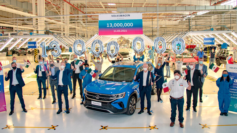 Volkswagen logra récord de producción, manufacturado 13 millones de autos en Puebla