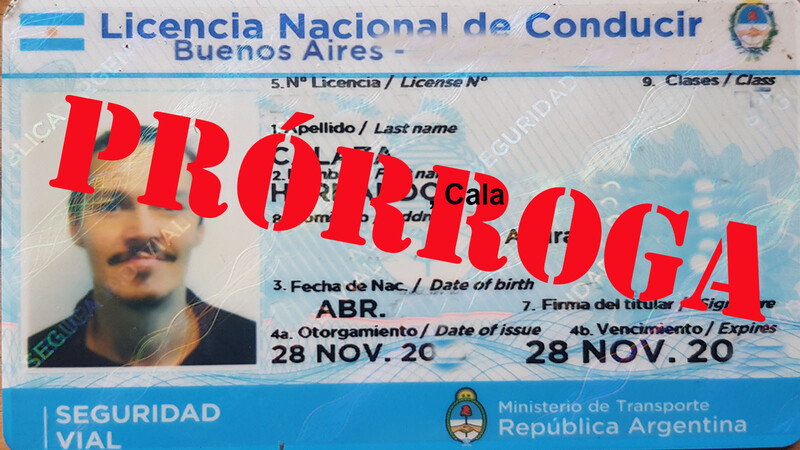 Prorroga de las licencias de conducir en CABA y Buenos Aires