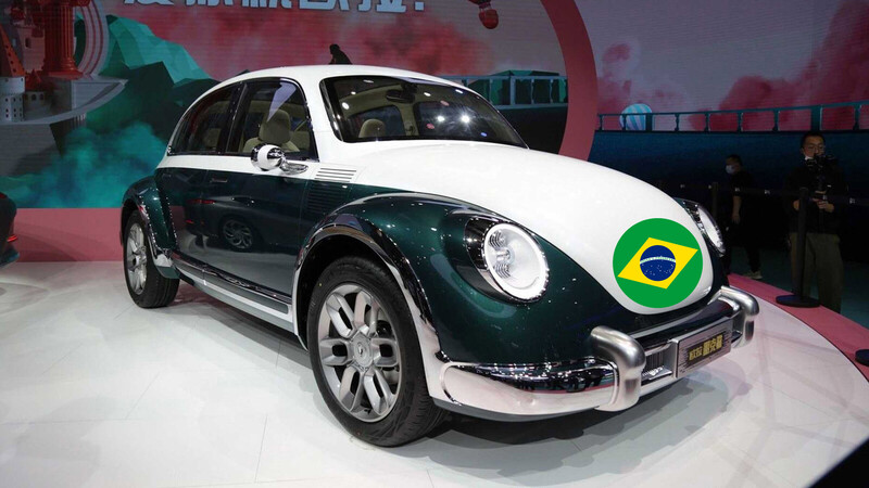 La copia eléctrica del Volskwagen Escarabajo se patenta en Brasil