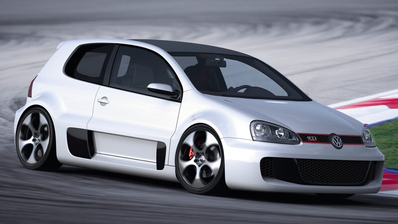 Volkswagen Golf GTI W12-650: un Frankestein con el motor 12 cilindros del Bentley Continental GT