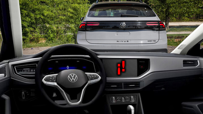 El sistema multimedia del VW Nivus se volvió opcional en Brasil