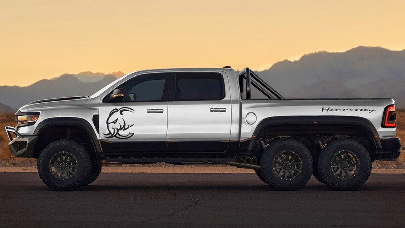 Hennessey Mammoth 6x6, la RAM 1500 TRX que supera los 1.000 CV