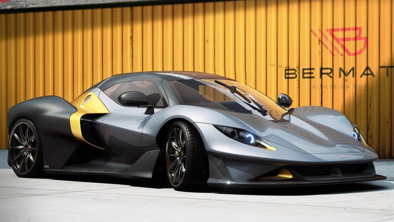 Bermat GT, superauto que se puede personalizar como auto de videojuego