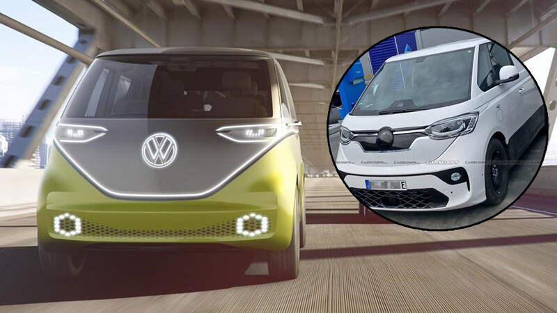 La "combi eléctrica" de Volkswagen ya fue espiada en la calle