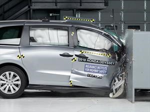 Honda Odyssey gana el Top Safety Pick en las pruebas de impacto del IIHS