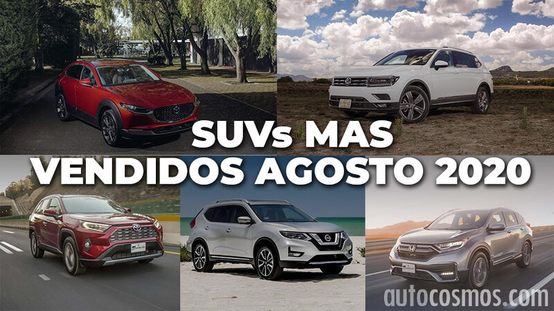 Los 10 SUVs más vendidos en agosto 2020