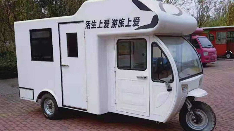 La casa rodante más barata del mundo es un motocicleta eléctrica