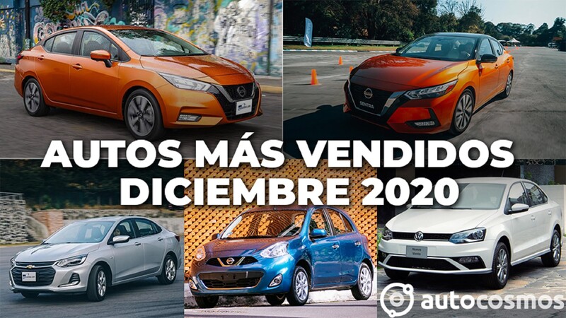 Los 10 autos más vendidos en diciembre 2020