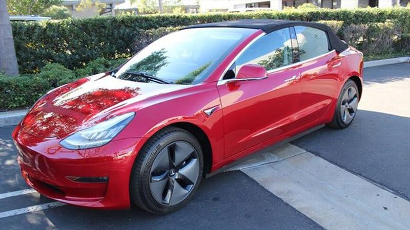 Así luce el Tesla Model 3 convertible