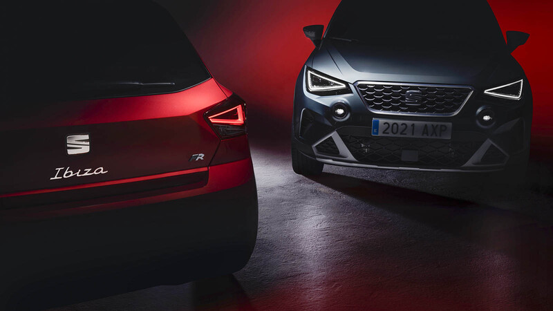 SEAT revela un teaser con algunos cambios que recibirá el Ibiza y el Arona