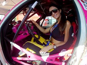 Helena Soares, la musa del rally brasileño