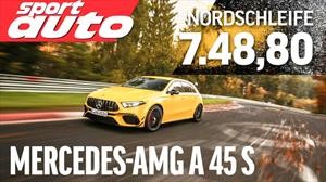 Mercedes-AMG A45S 2020 podría estar cerca del récord en Nürburgring