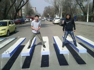 En India ya hay sendas peatonales en 3D