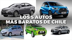 Estos son los 5 autos más baratos que se venden en Chile