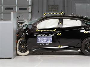 Honda Civic 2016 obtiene el Top Safety Pick+ del IIHS
