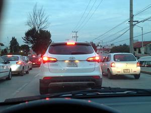 Hyundai Santa Fe 2015 espiada en México