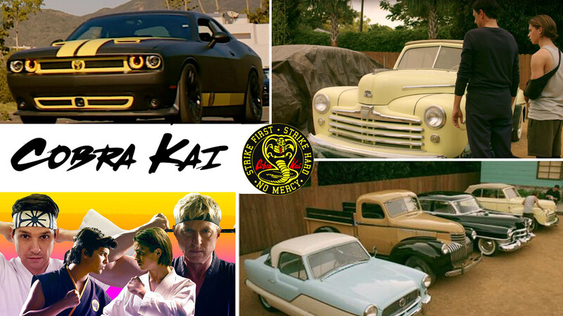 Cobra Kai una serie de artes marciales con muchos autos