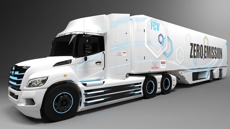 Toyota desarrolla un tractocamión eléctrico de hidrógeno para América del Norte