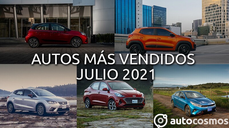 Los 10 autos más vendidos en julio 2021