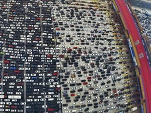 Así se vive el tráfico en China 