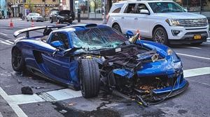 Un Porsche superexclusivo fue destrozado en Nueva York