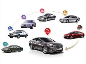 Estas son las 7 generaciones del Hyundai Sonata