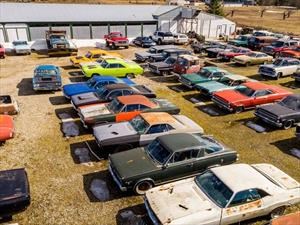 A la venta un terreno con 340 autos clásicos incluidos