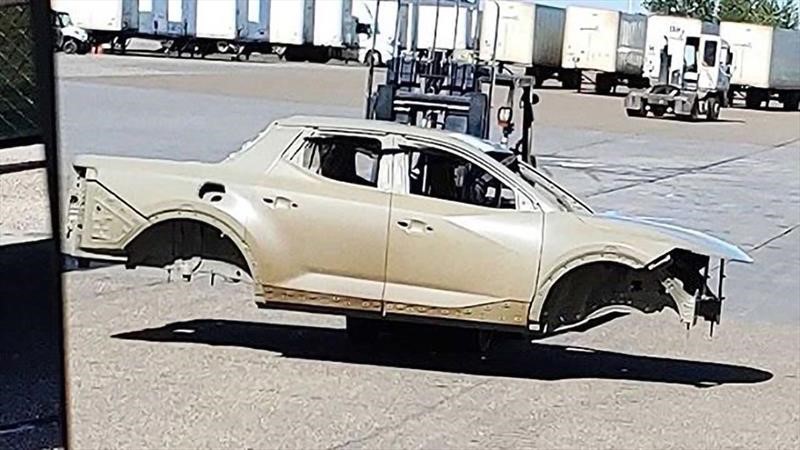 Se filtra la carrocería completa de la nueva Hyundai Santa Cruz