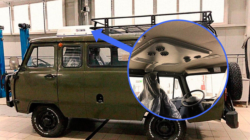 UAZ le va a poner aire acondicionado a nuestra Bukhanka Patagonia