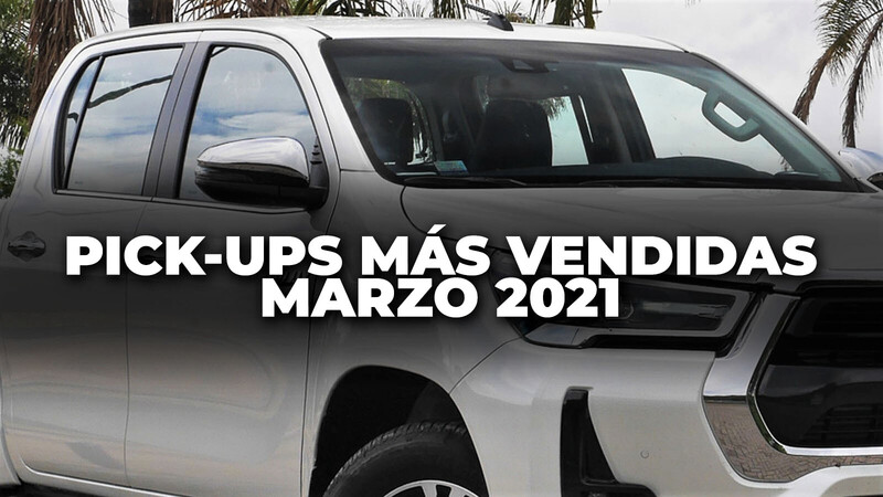 Pick-ups más vendidas en Colombia en marzo de 2021