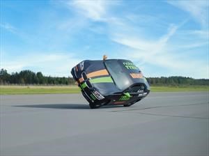 Video: Baten Récord Guinness del carro más rápido en dos ruedas