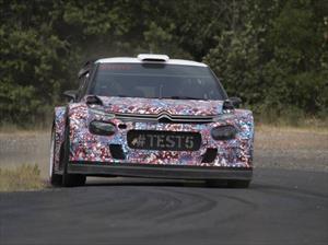 Citroën prueba en asfalto el C3 WRC para la temporada 2017
