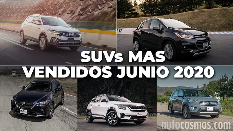 Los 10 SUVs más vendidos en junio 2020
