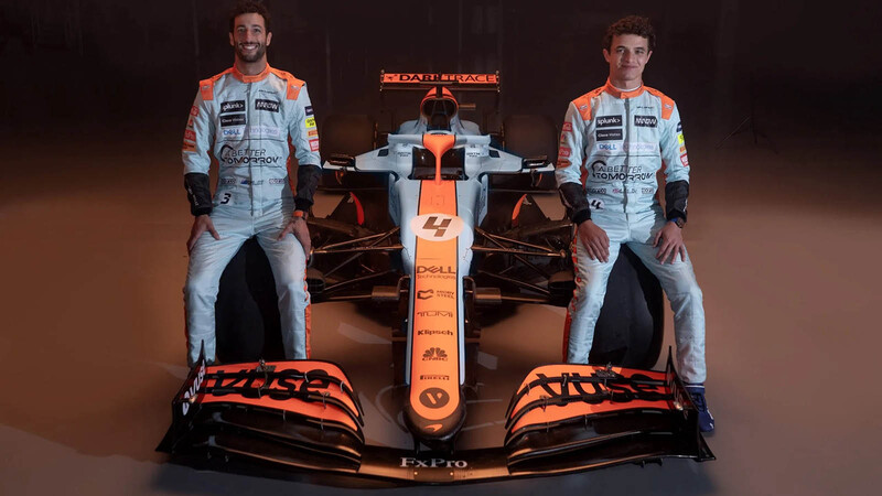 McLaren se viste con los icónicos colores de Gulf para el GP de Mónaco
