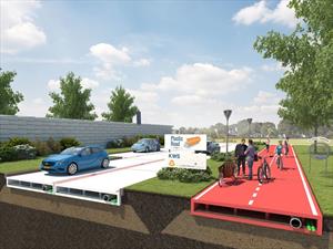 Las calles del futuro estarán hechas con botellas recicladas
