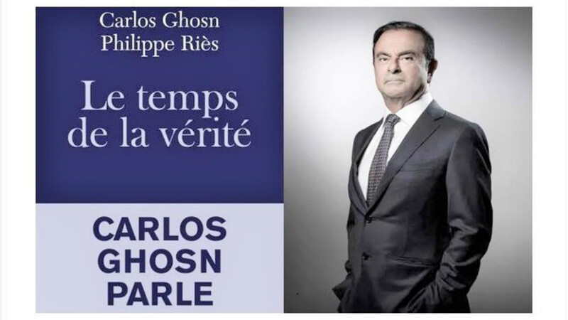 Carlos Ghosn lanza libro con su postura sobre el escándalo con Renault, Nissan y Mitsubishi