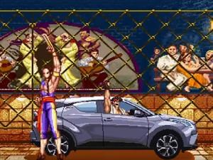 Toyota C-HR cobra venganza por el Lexus destruido en Street Fighter II