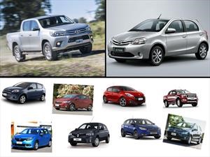 Los 10 autos más vendidos en Argentina en Noviembre de 2016