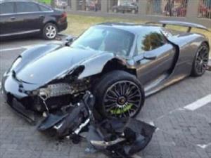 Ya chocaron al primer Porsche 918 Spyder