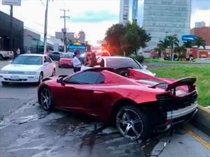 Choca su McLaren 650S Spider... ¡y no tenía seguro!