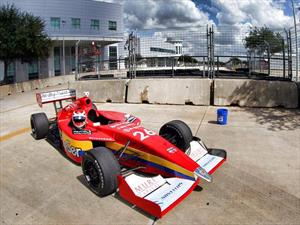 Traspié de Carlos Muñoz en el circuito de Houston